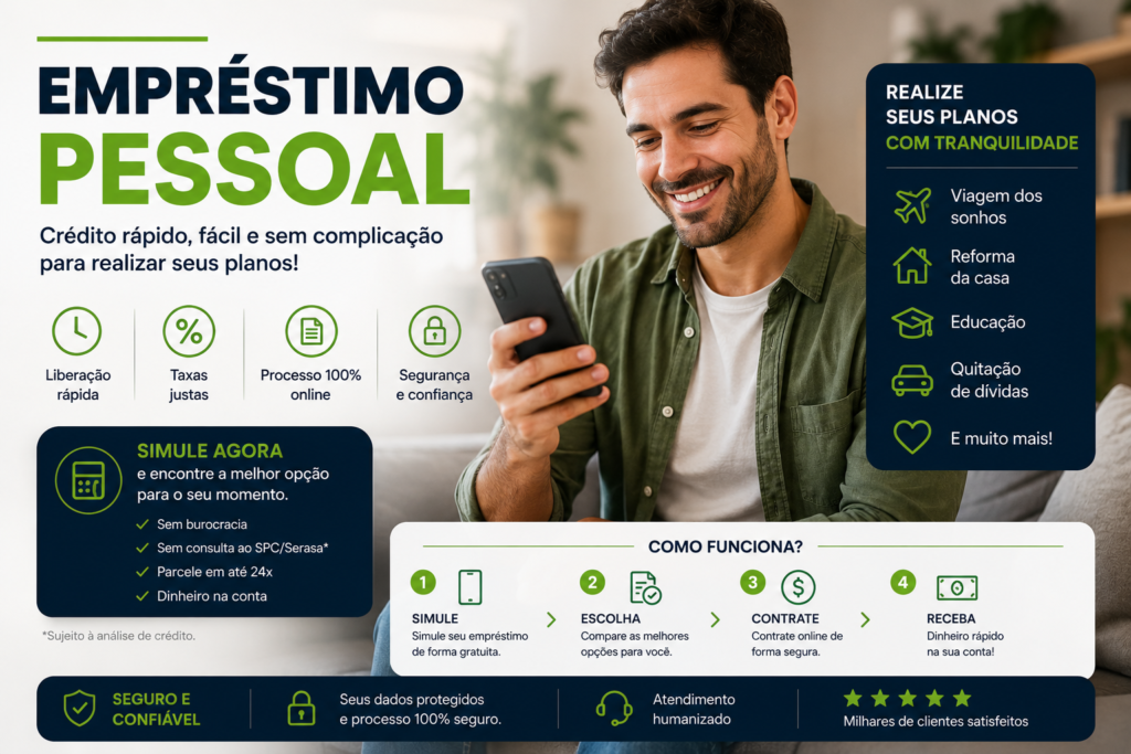 Empréstimo Pessoal Online: Compare as Melhores Opções de 2026