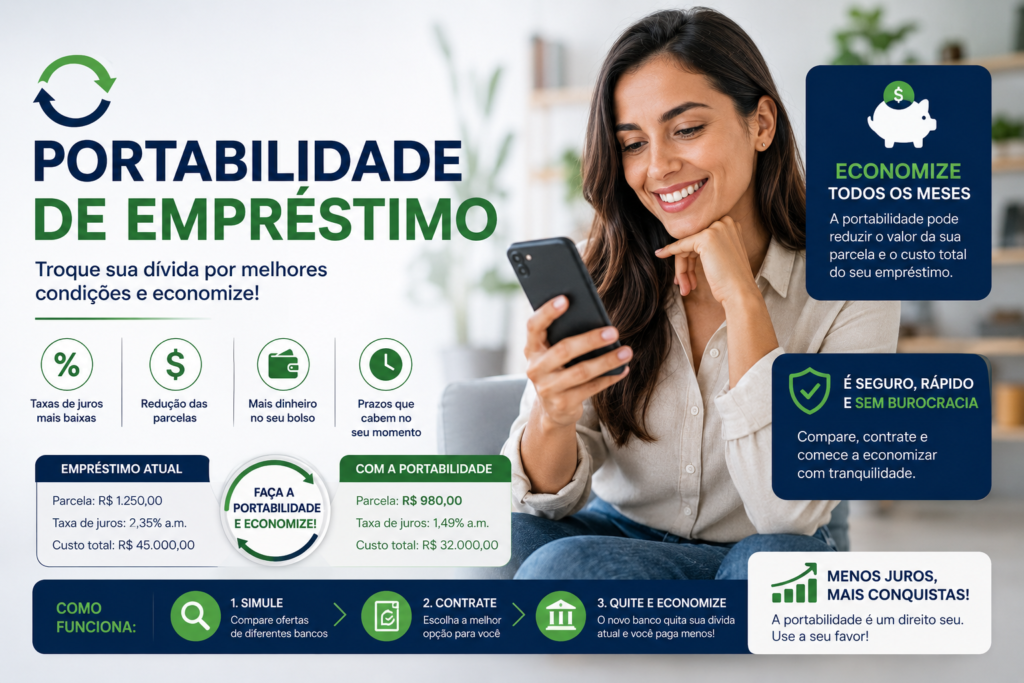 Portabilidade de Emprestimo: Como Trocar de Banco e Pagar Menos Juros